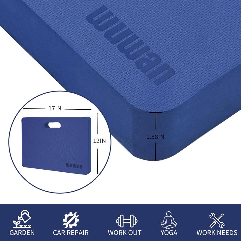 WUWAN Yoga kneeling mat, 1.5inch Thick,Knee Push-ups, Plank Support & Yoga Elbows/Knees Mat Provides Cushion for Kneeling & Elbows - Image 5